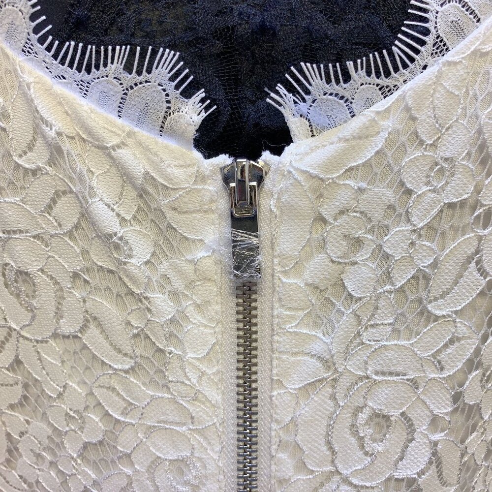 NWT Diane Von Furstenberg White Lace Dress 14 - Picture 7 of 10